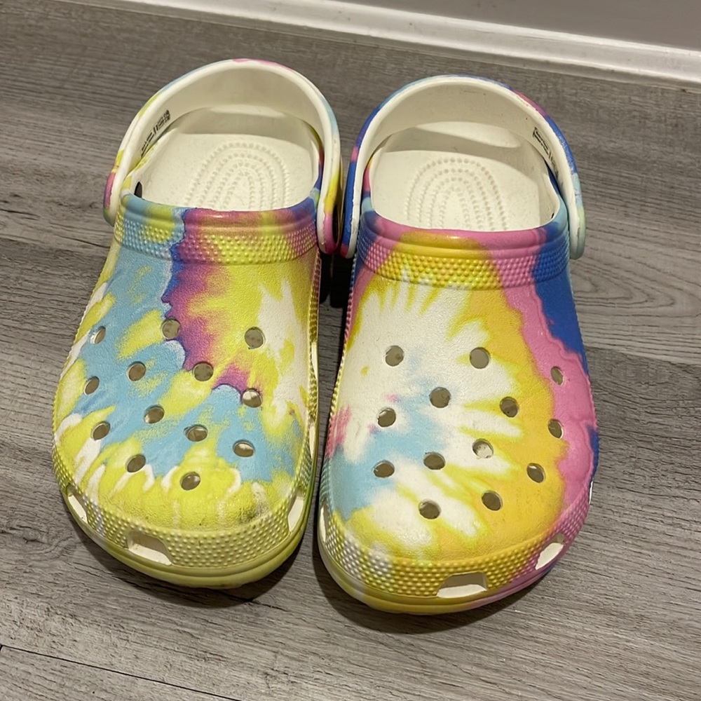 Tie Dye Crocs